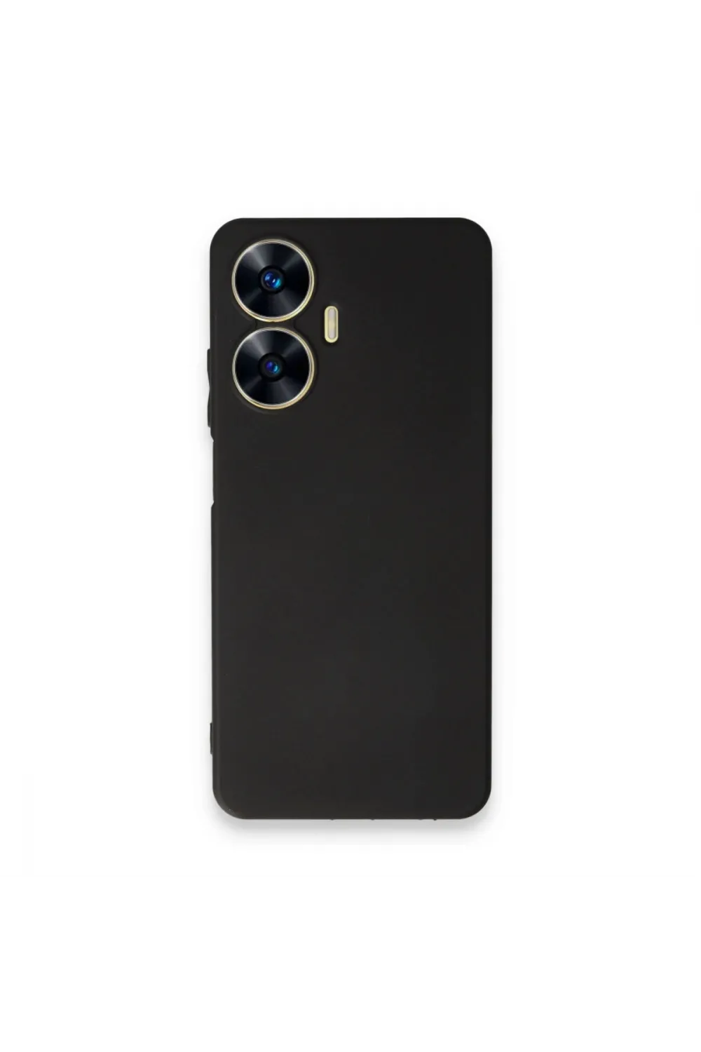 Realme C55 Kılıf First Silikon - Siyah