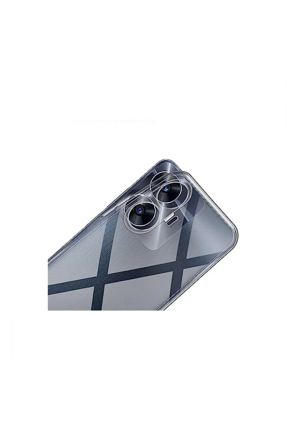 Realme C55 Kılıf Lüx Şeffaf Silikon