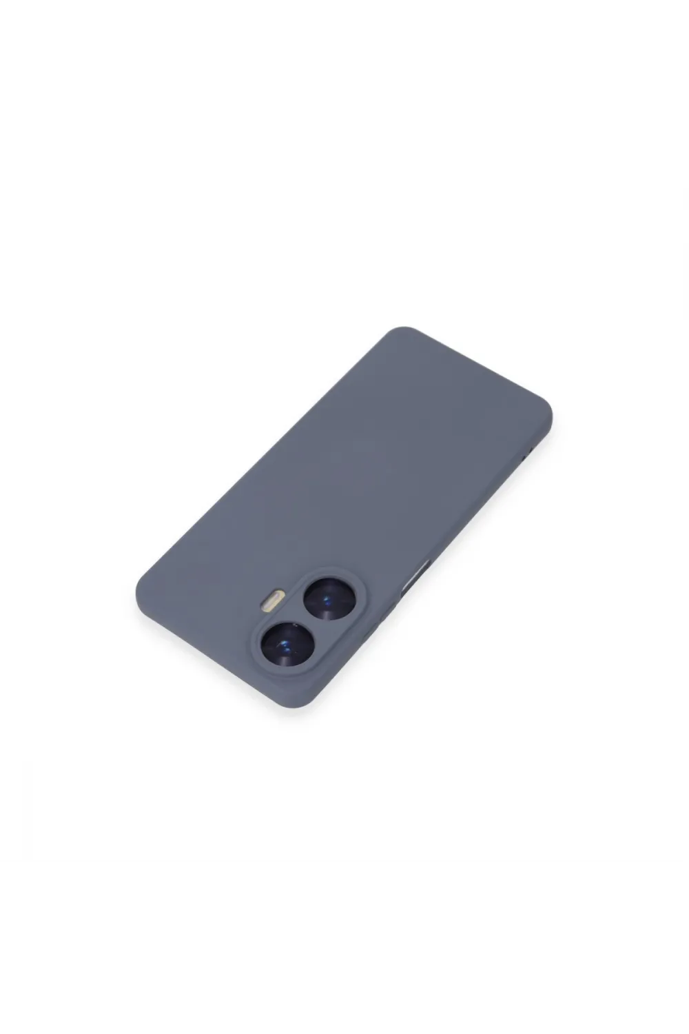 Realme C55 Kılıf Nano İçi Kadife Silikon - Gri