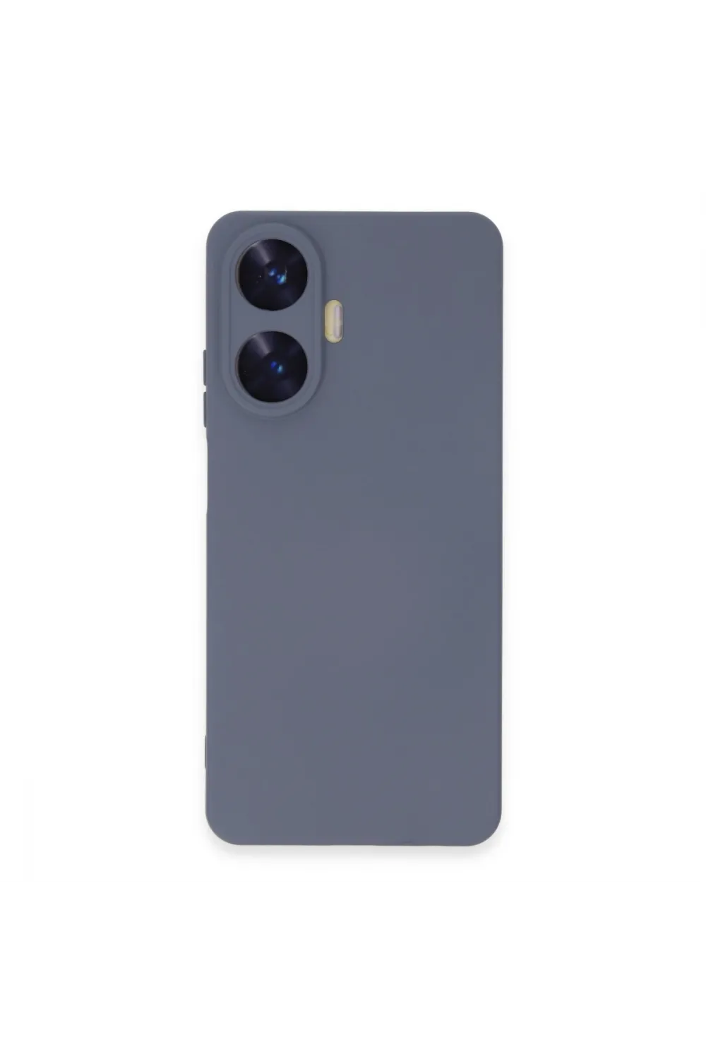 Realme C55 Kılıf Nano İçi Kadife Silikon - Gri