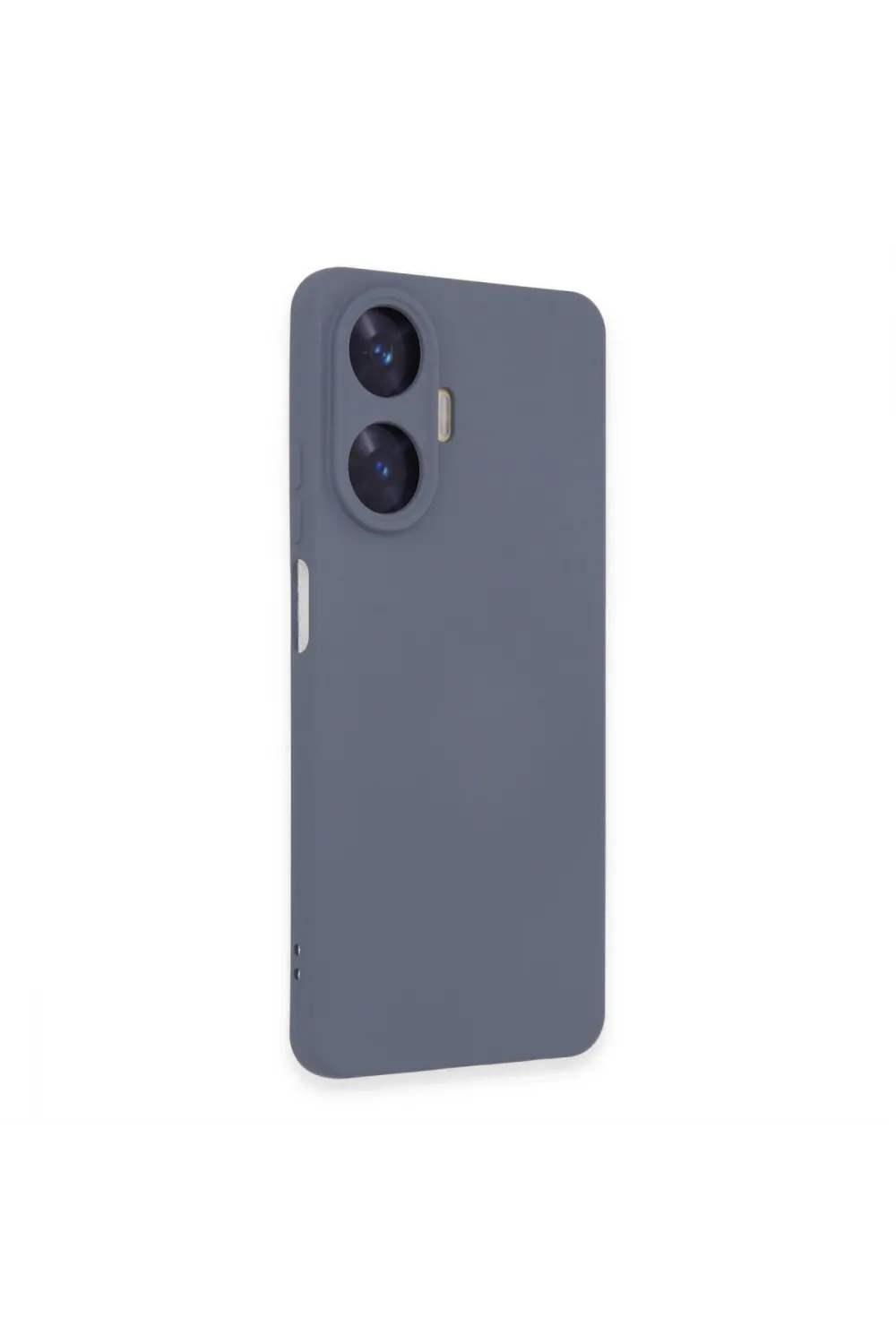 Realme C55 Kılıf Nano İçi Kadife Silikon - Gri
