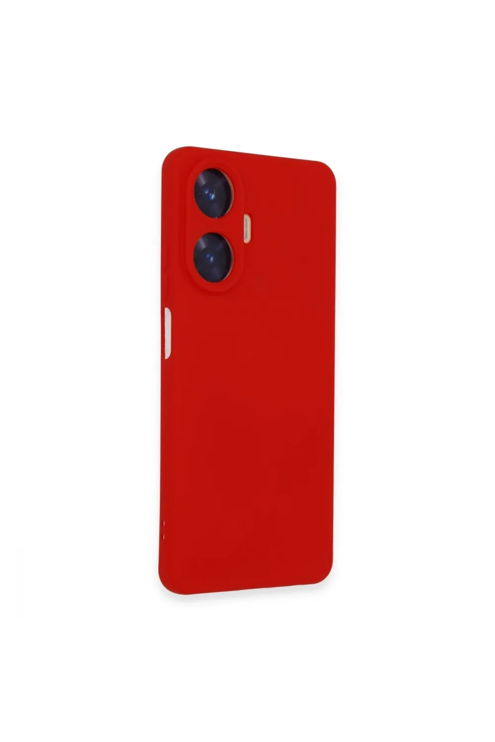 Realme C55 Kılıf Nano İçi Kadife Silikon - Kırmızı
