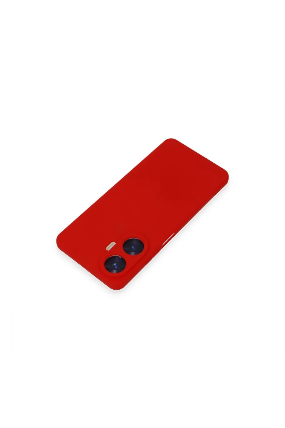 Realme C55 Kılıf Nano İçi Kadife Silikon - Kırmızı