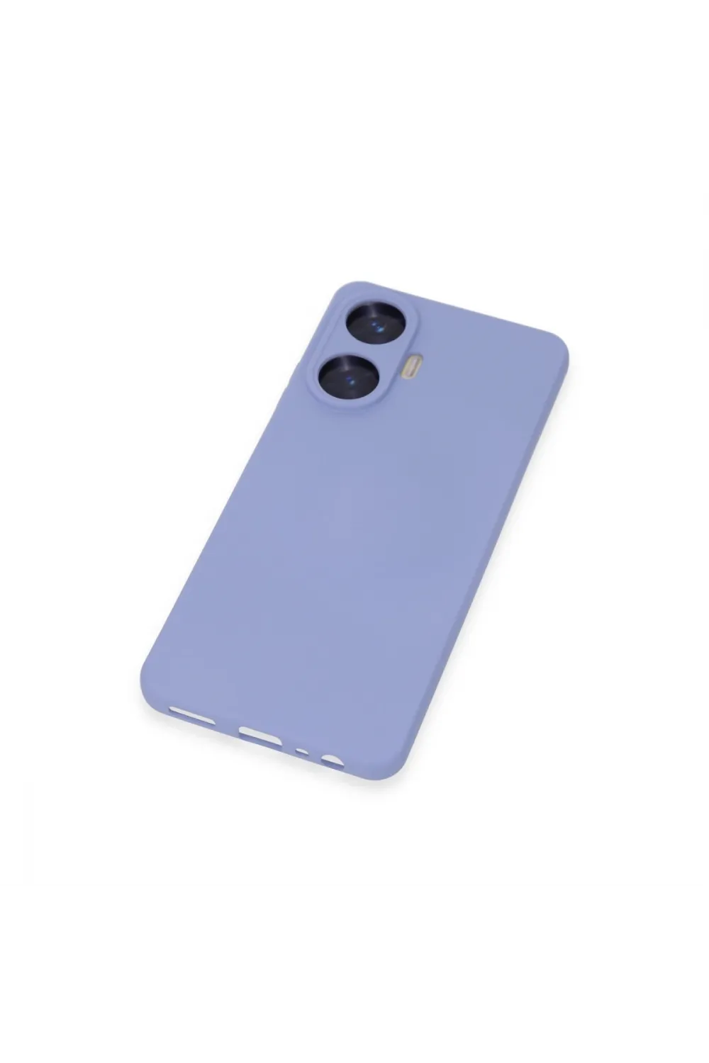 Realme C55 Kılıf Nano İçi Kadife Silikon - Lila
