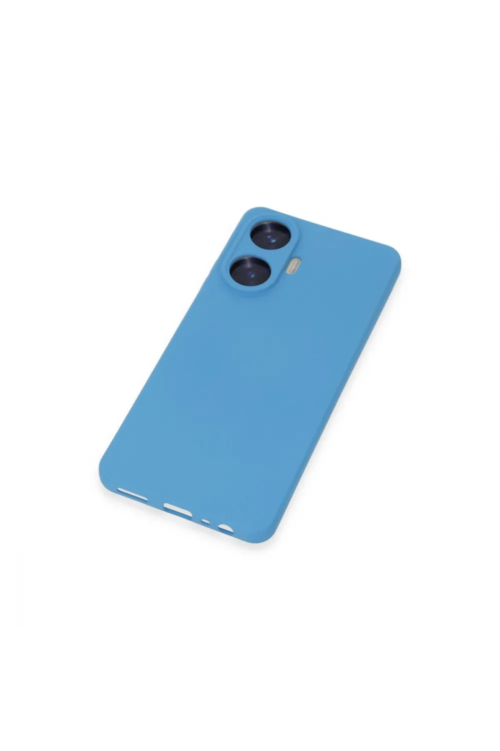 Realme C55 Kılıf Nano İçi Kadife Silikon - Mavi