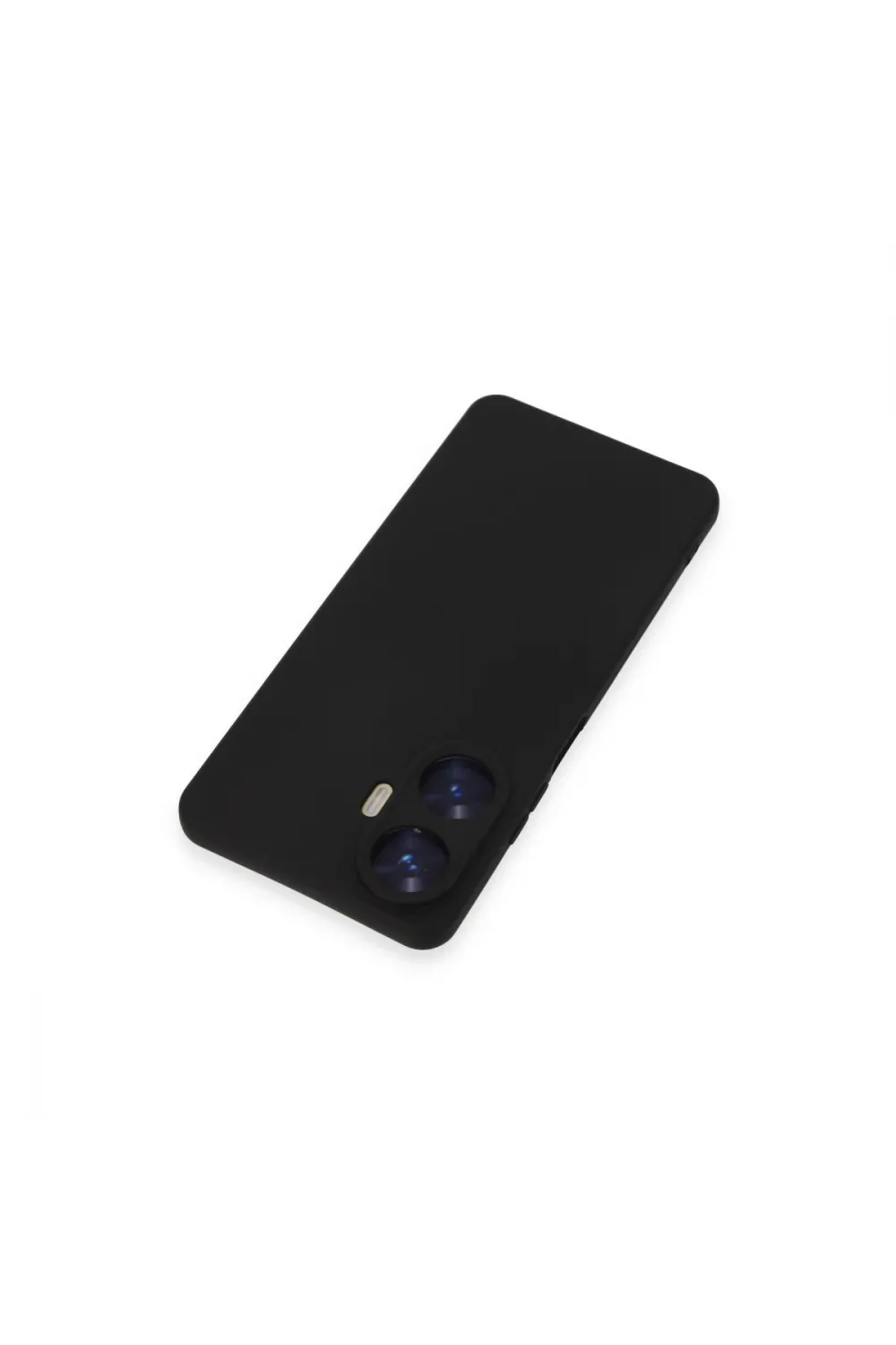 Realme C55 Kılıf Nano İçi Kadife Silikon - Siyah
