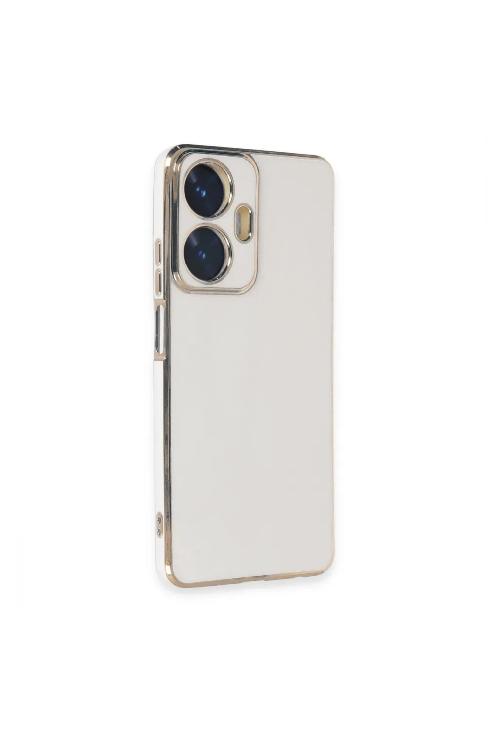 Realme C55 Kılıf Volet Silikon - Beyaz
