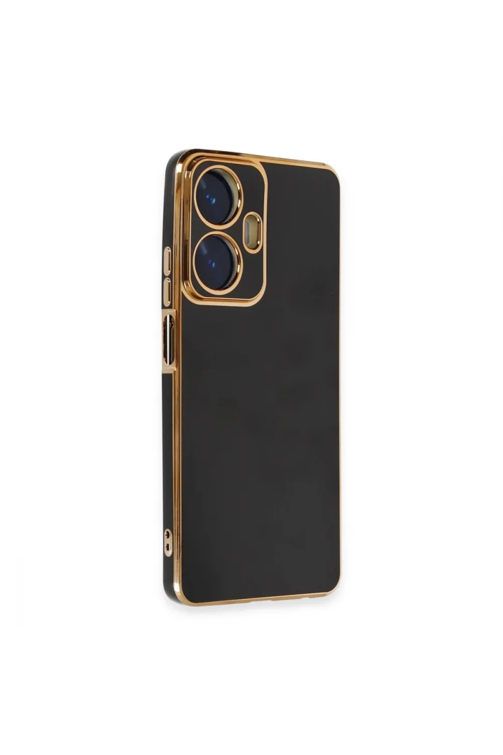 Realme C55 Kılıf Volet Silikon - Siyah
