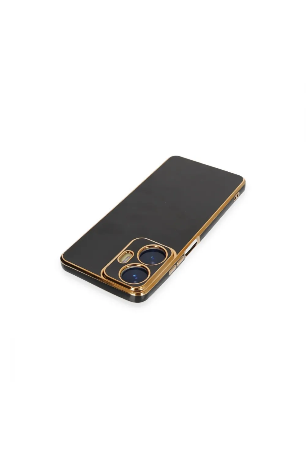 Realme C55 Kılıf Volet Silikon - Siyah