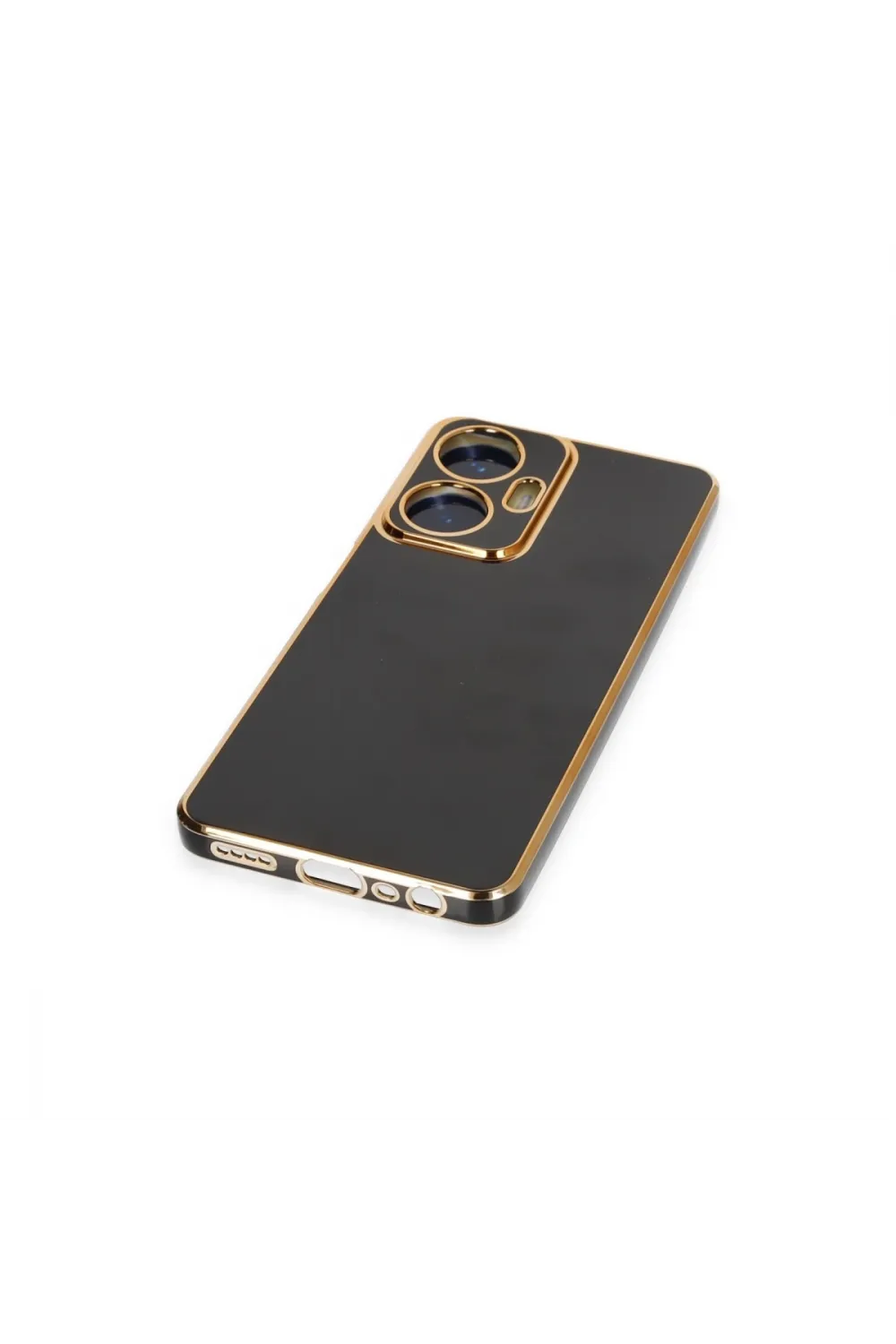 Realme C55 Kılıf Volet Silikon - Siyah