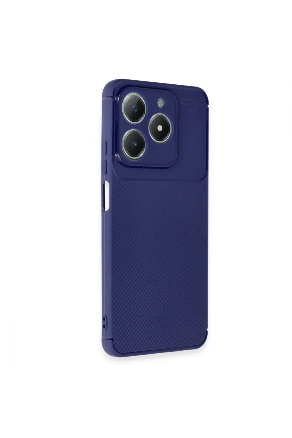 Realme C61 Kılıf Auto Focus Karbon Kapak - Lacivert