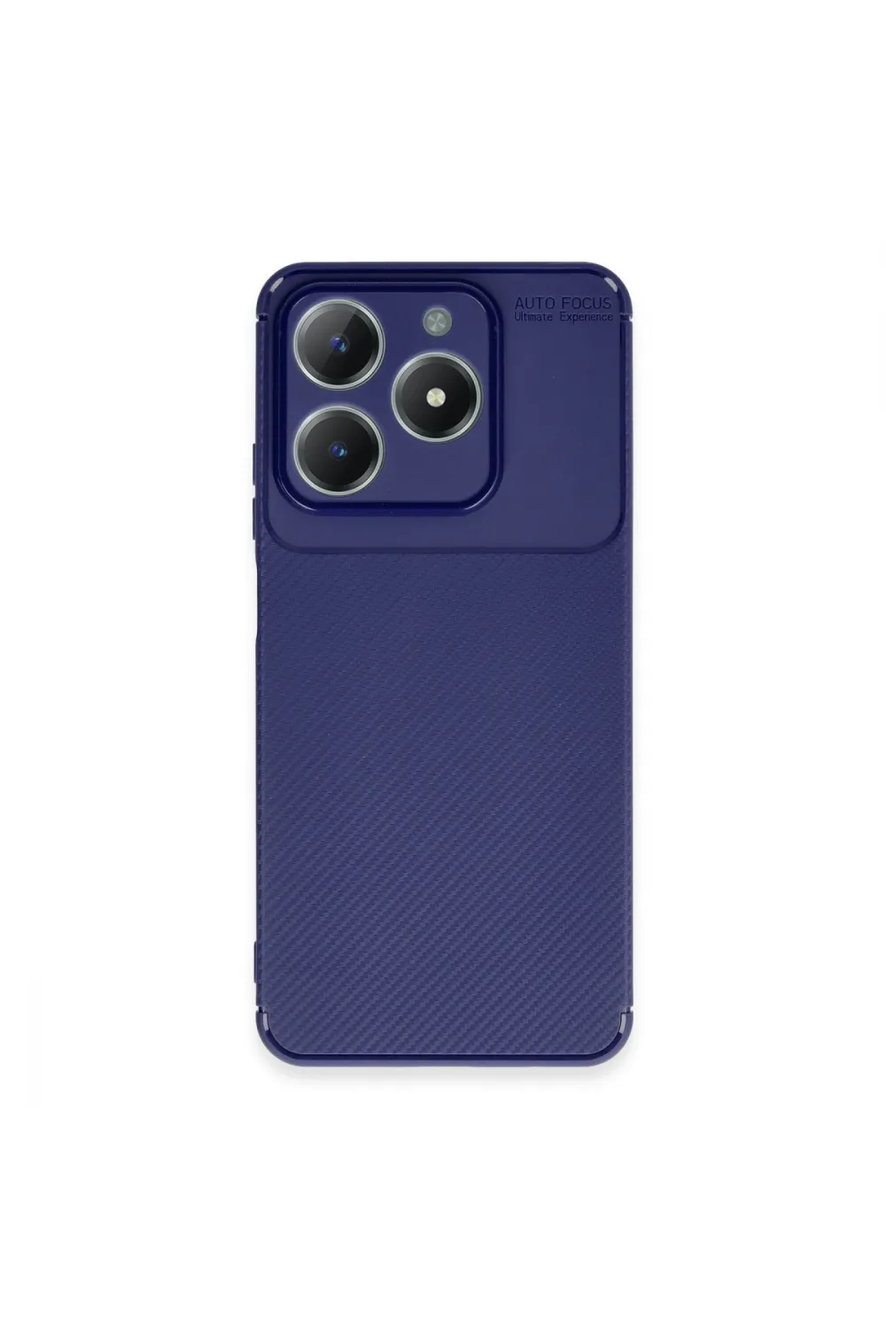 Realme C61 Kılıf Auto Focus Karbon Kapak - Lacivert