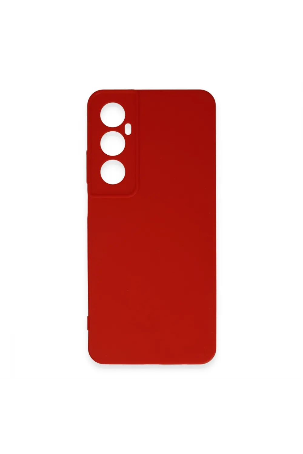 Realme C65 Kılıf First Silikon - Kırmızı