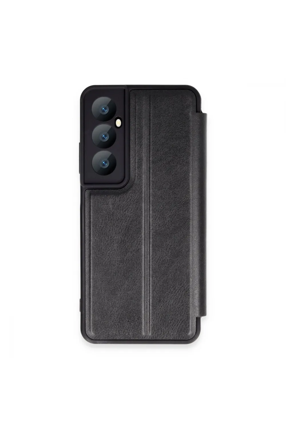 Realme C65 Kılıf Flip Cover - Siyah