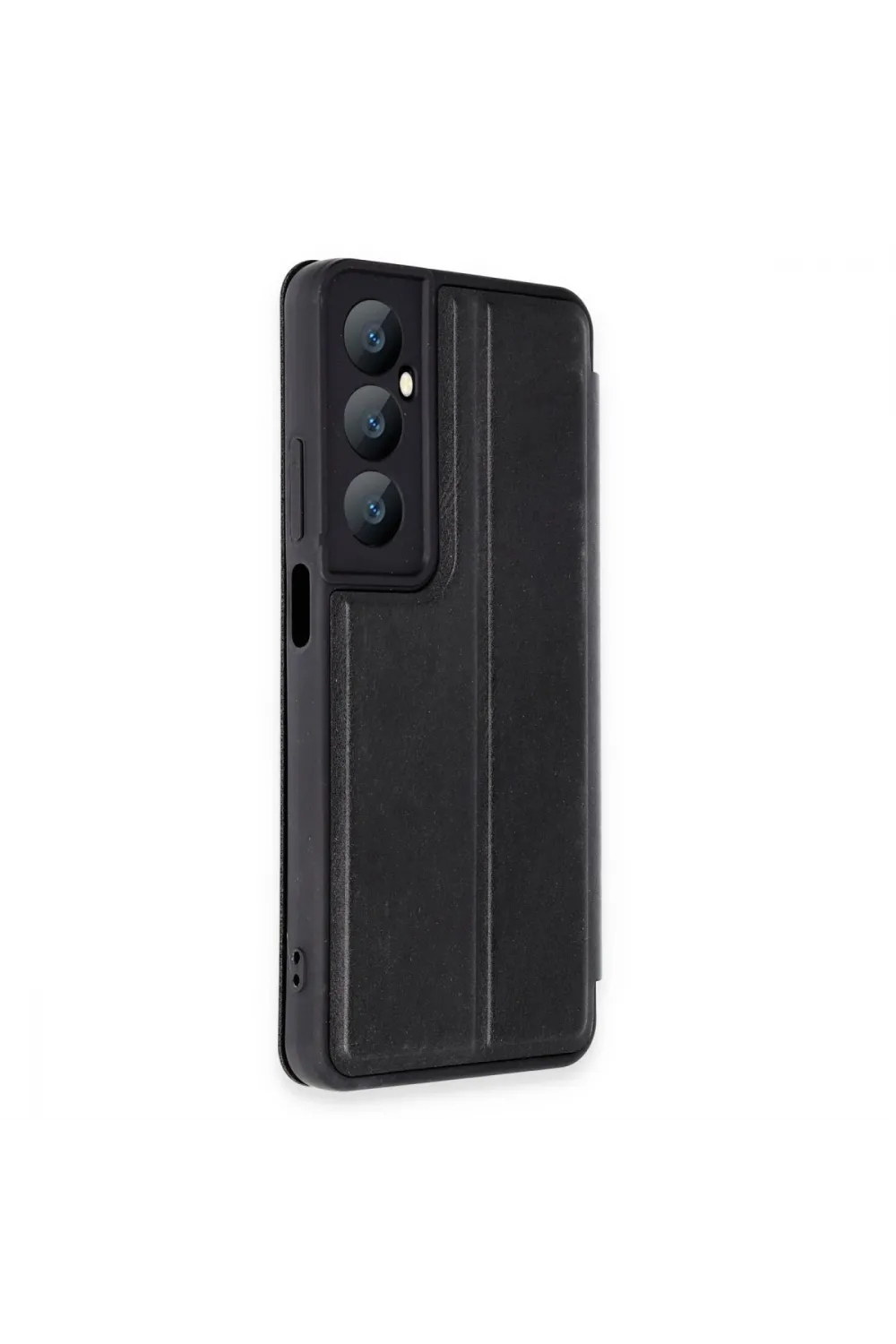 Realme C65 Kılıf Flip Cover - Siyah