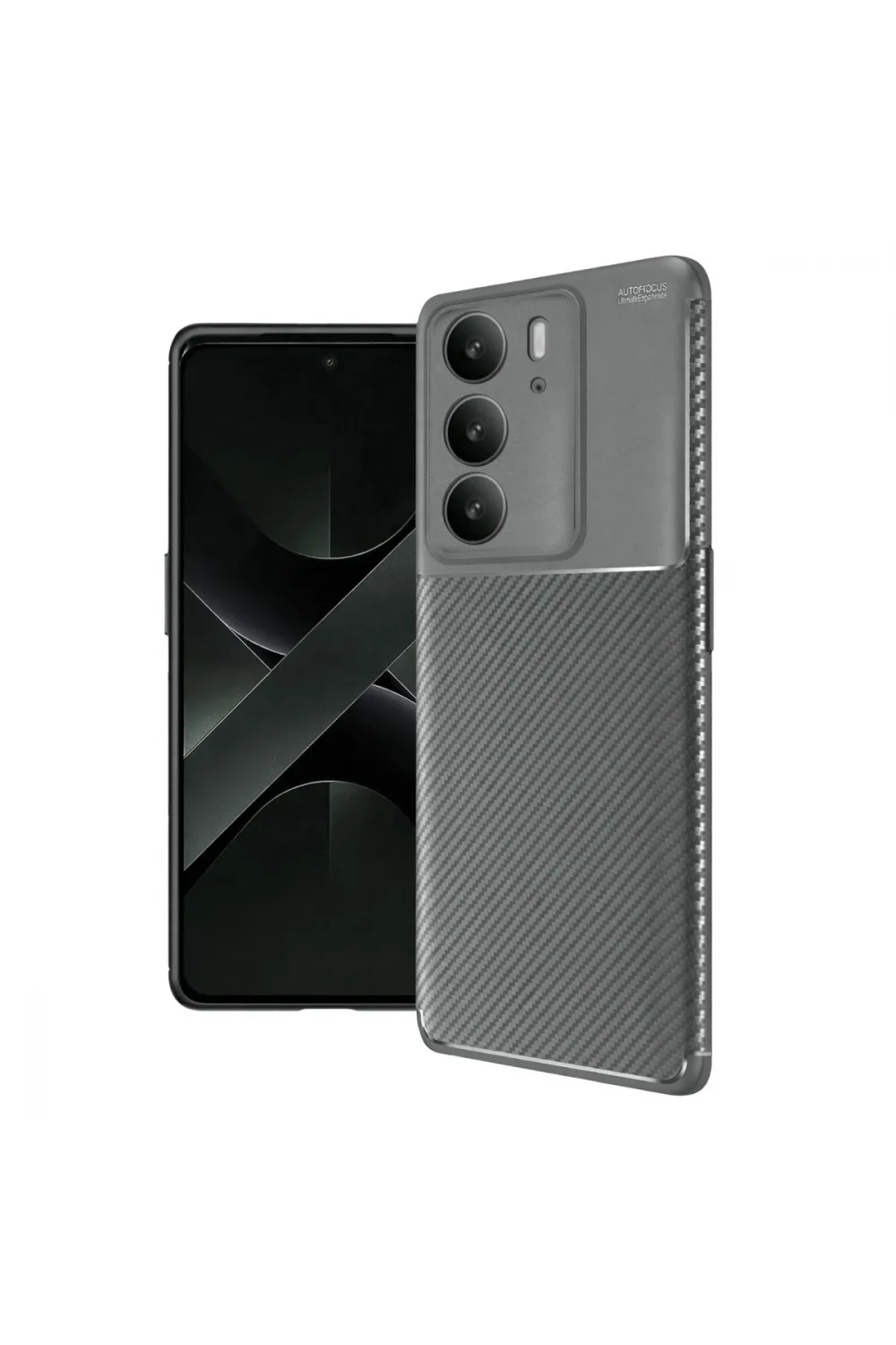 Realme C75 4g Auto Focus Karbon Kapak - Gri