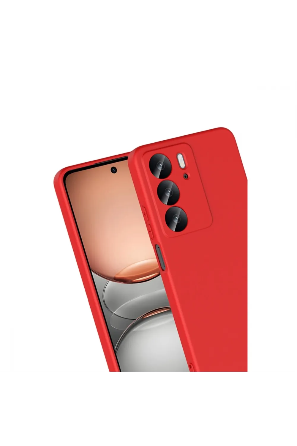 Realme C75 4g First Silikon - Kırmızı