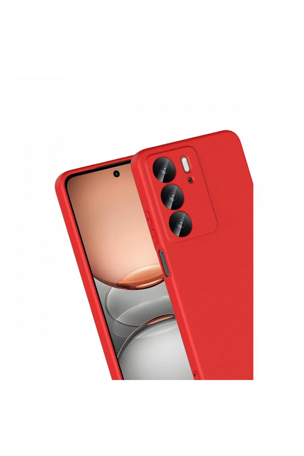 Realme C75 4G First Silikon - Kırmızı