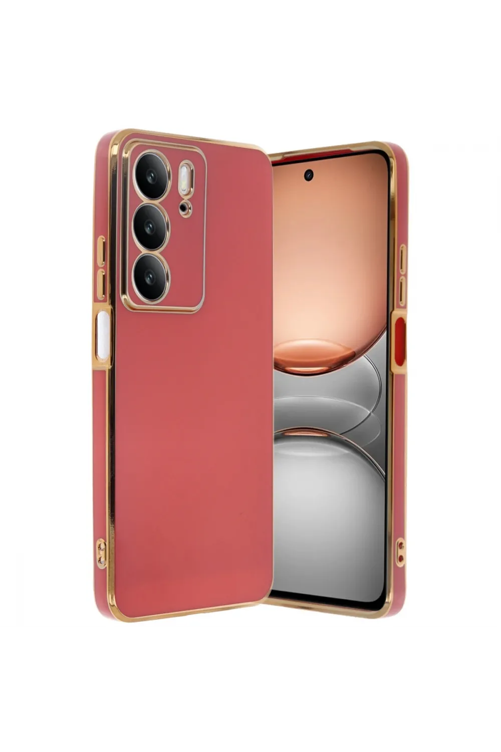 Realme C75 4g Kılıf Volet Silikon - Kırmızı