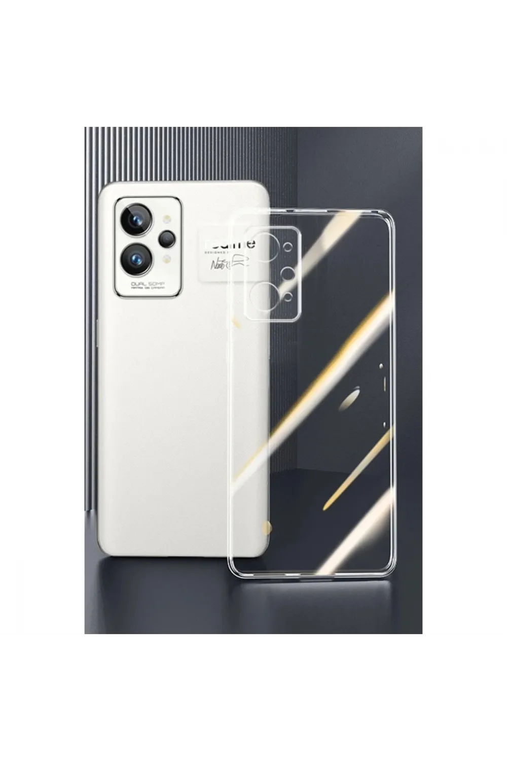 Realme Gt2 Pro 5g Kılıf Lüx Şeffaf Silikon