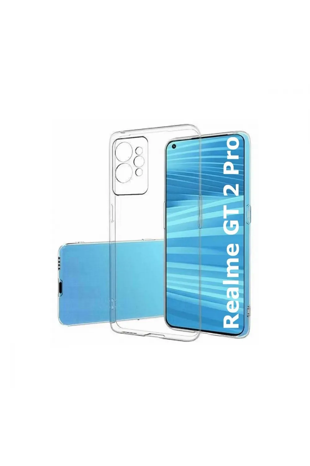 Realme Gt2 Pro 5g Kılıf Lüx Şeffaf Silikon