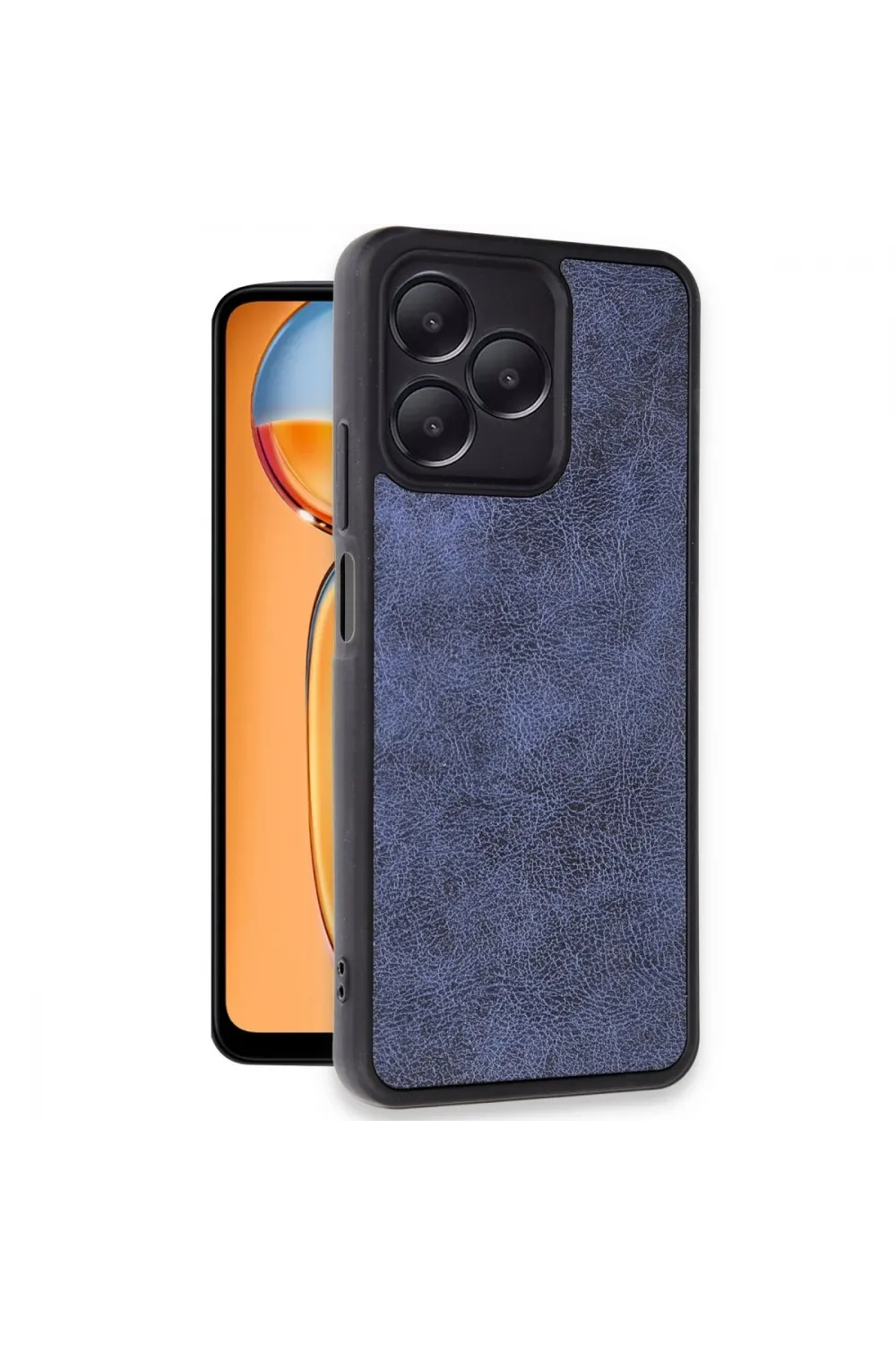 Realme Note 50 4g Kılıf Aras Deri Kapak - Lacivert