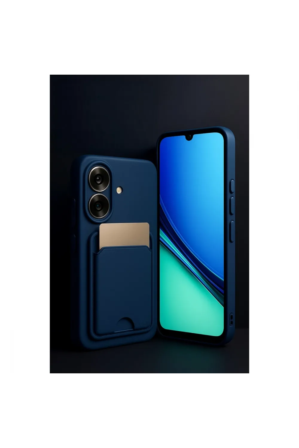 Realme Note 60 Kelvin Kartvizitli Silikon - Siyah