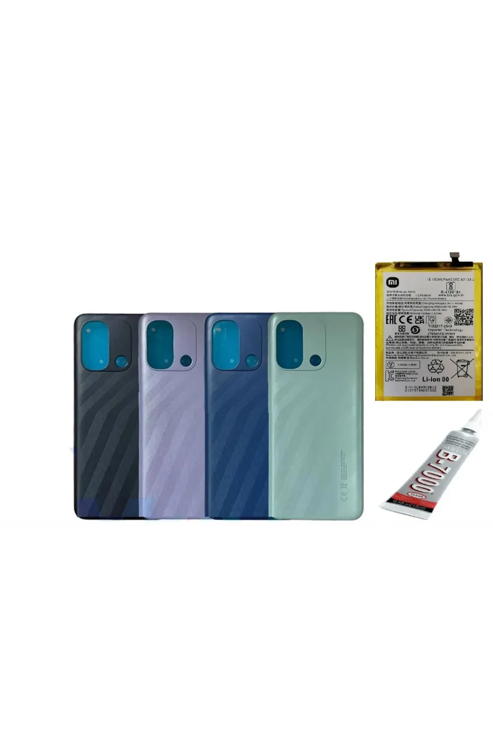 Redmi 12C Arka Batarya Kapağı ,batarya Ve B7000 Ya