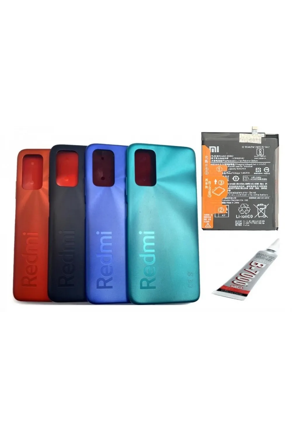 Redmi 9T Arka Batarya Kapağı ,batarya Ve B7000 Yap