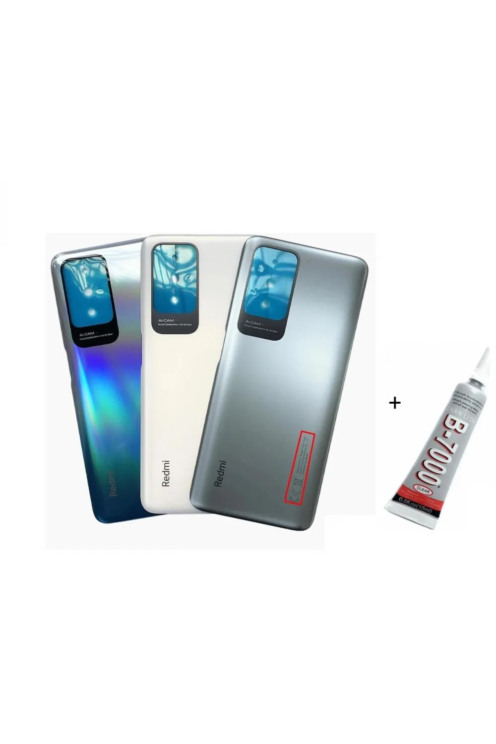 REDMİ NOTE 10 Arka Batarya Pil Kapağı DENİZ MAVİS