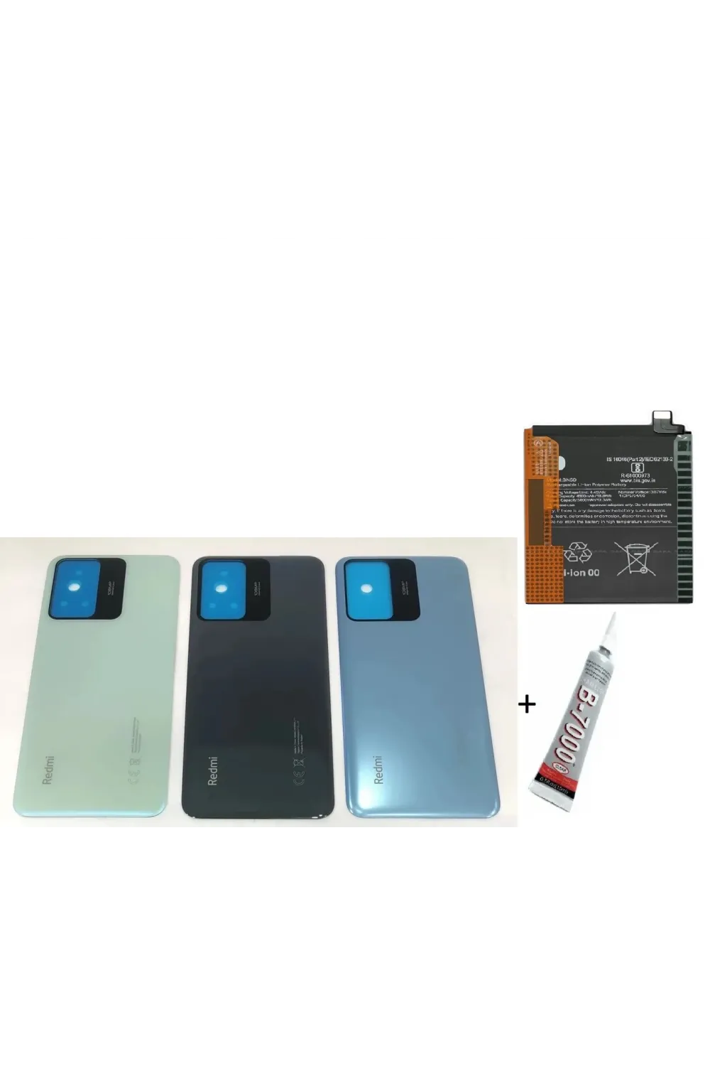 Redmi Note 12S Arka Batarya Kapağı ,batarya Ve B70