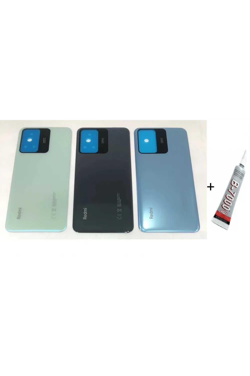 REDMİ NOTE 12S Arka Batarya Pil Kapağı SİYAH (B700
