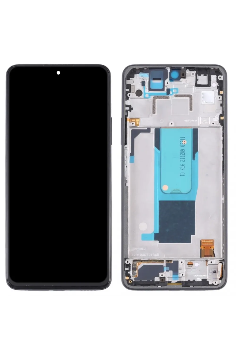 Redmi Note 12S Dokunmatik ekran OLED Çıtalı (Siyah