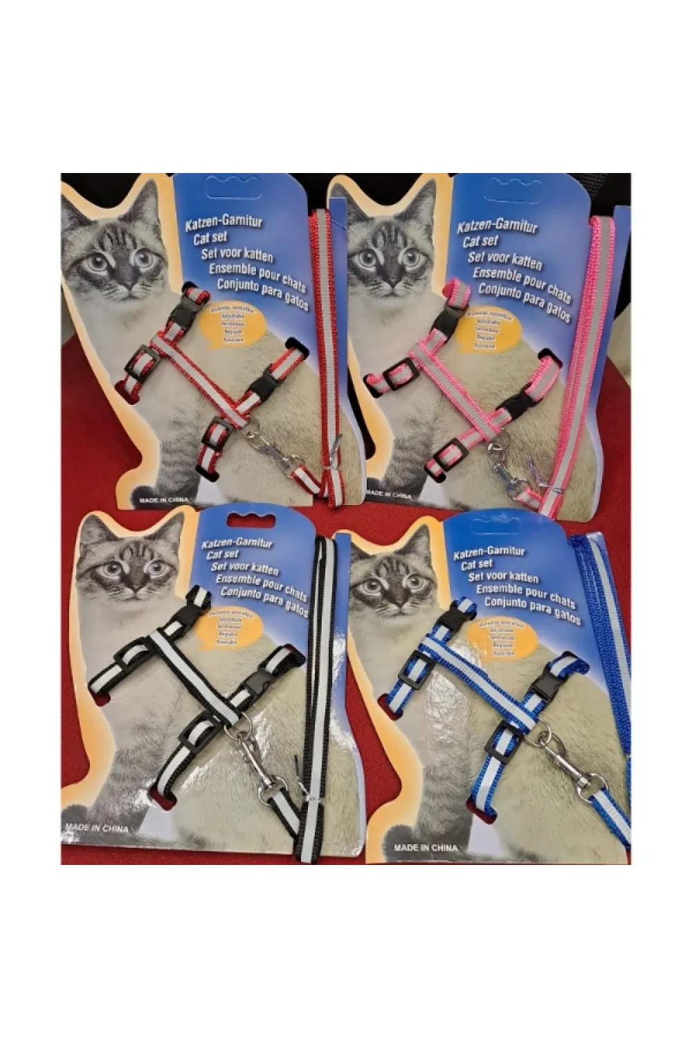 Reflektörlü Kedi Gezdirme Tasması