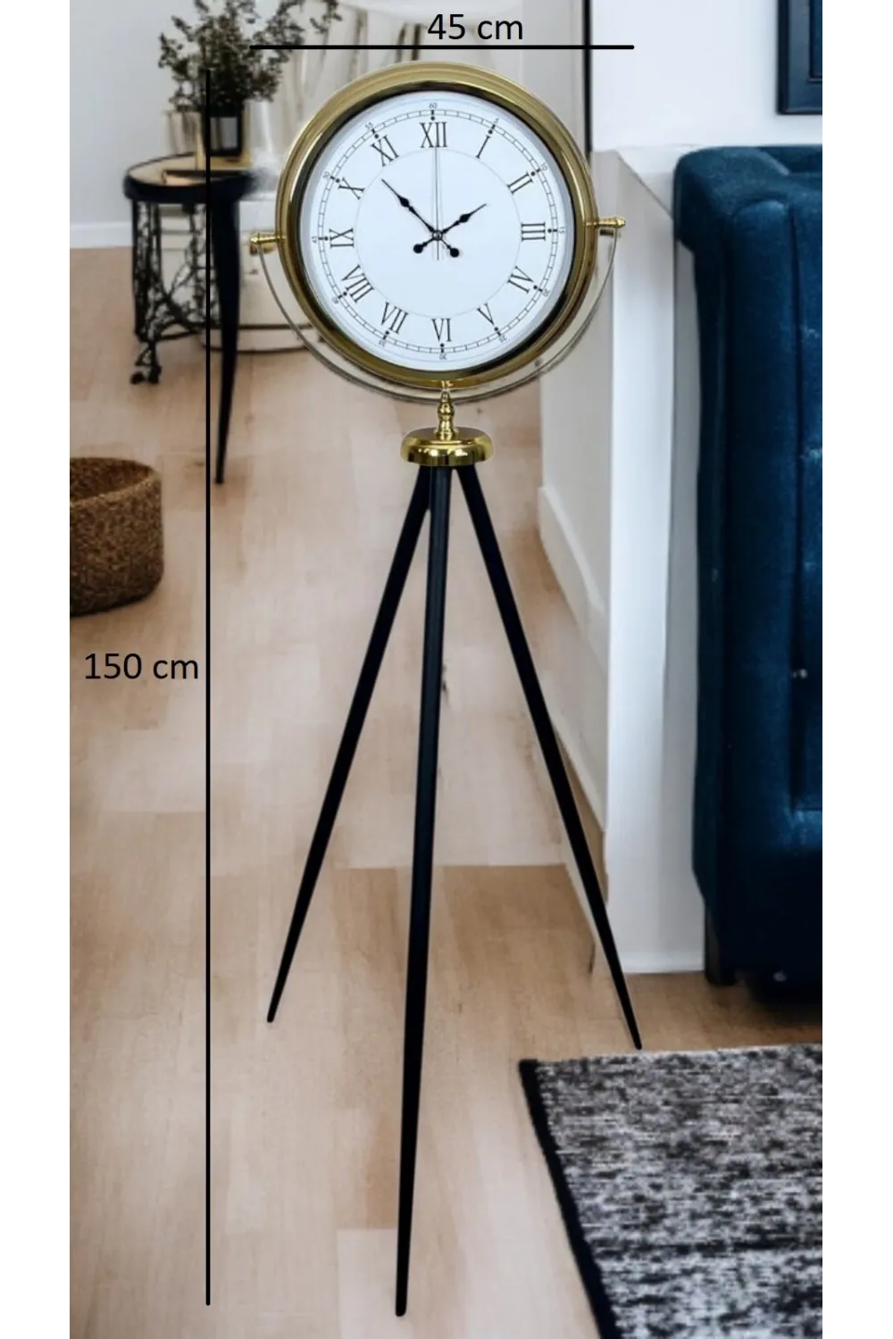 Regal Gold Tripod Ayaklı Saat