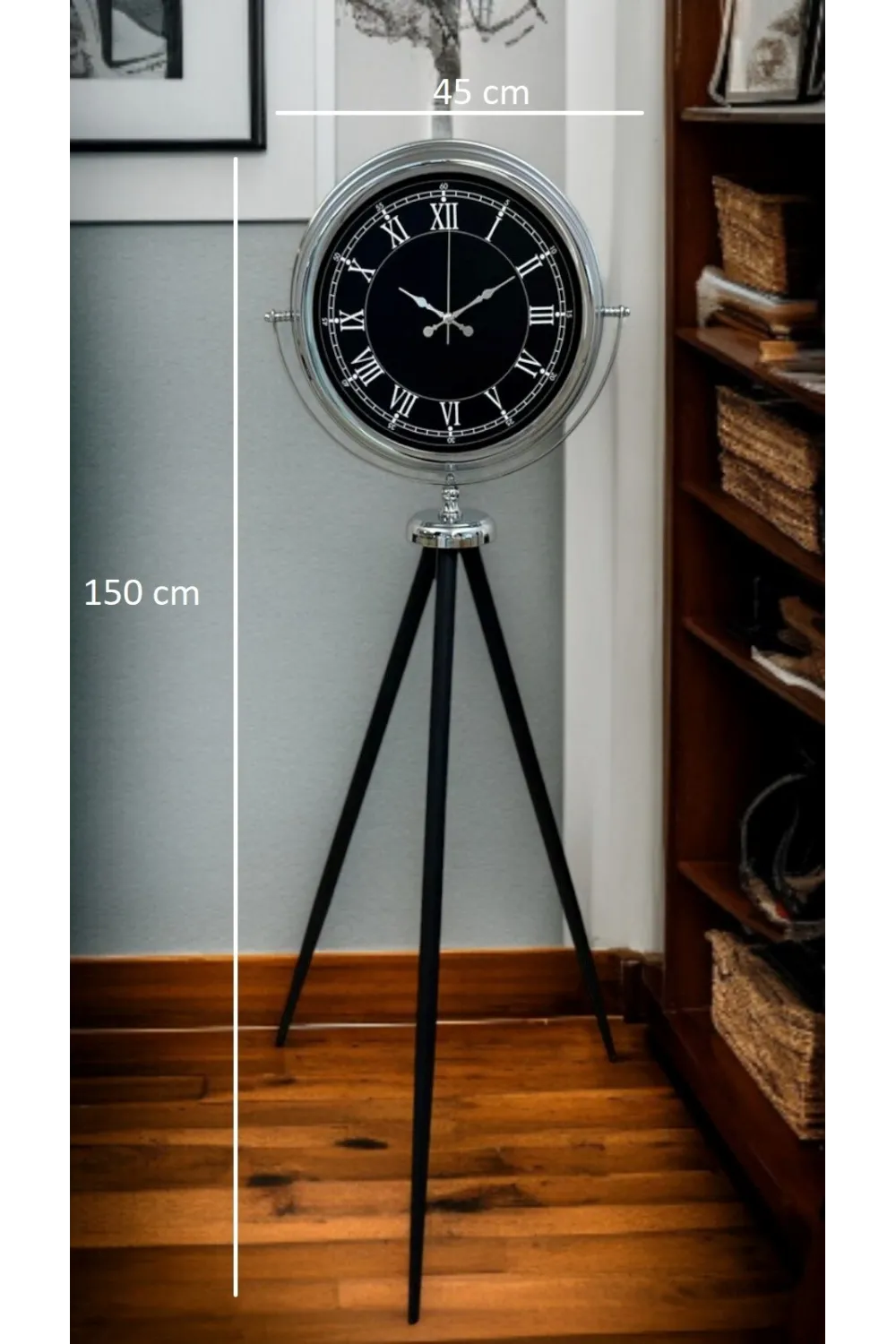 Regal Krom Tripod Ayaklı Saat