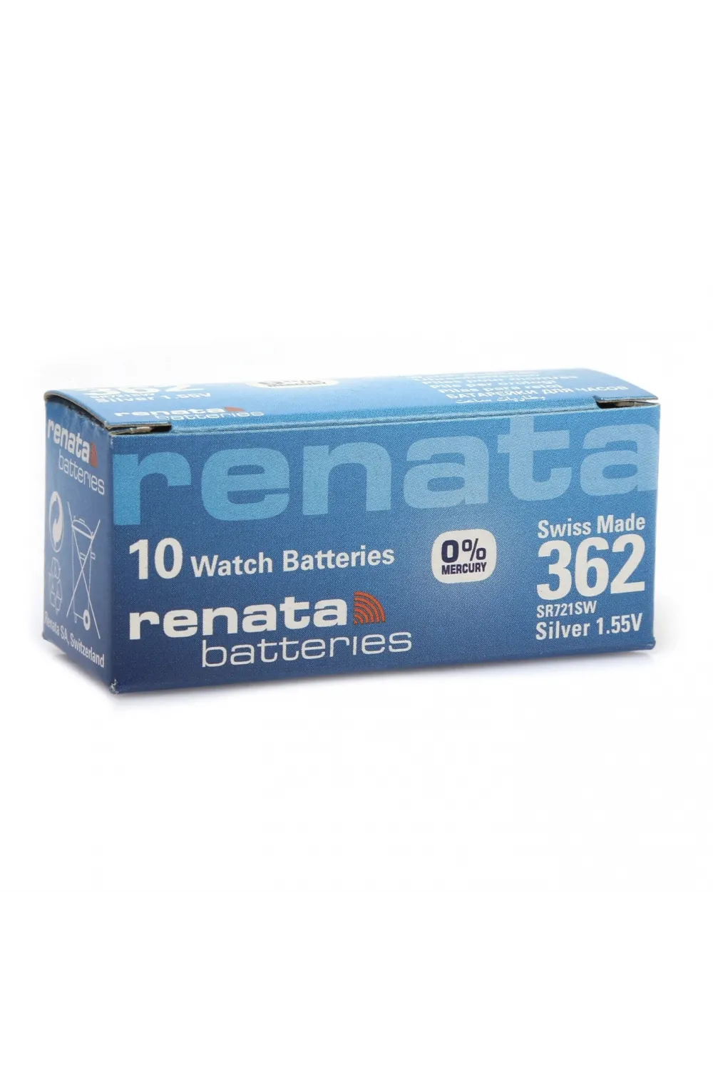 Renata 362 Sr721sw 1.55v Alkalin Saat Pili 10 Adet