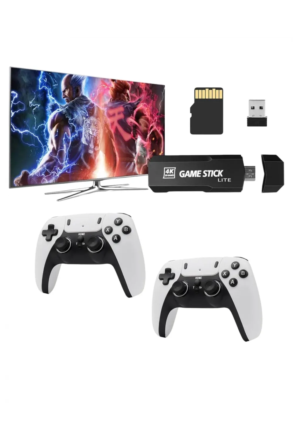 Retro Atari Ve Konsol Oyunları Destekli 4k Game Stick