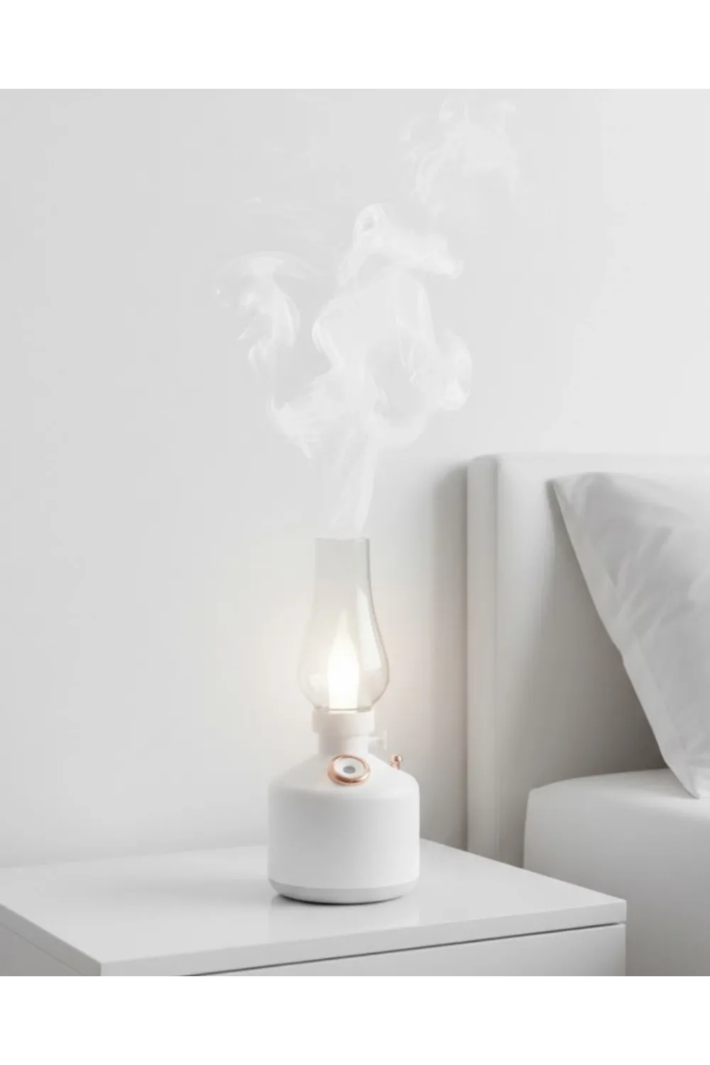 Retro Gaz Lambası Tasarımlı Usb Şarjlı Aroma Difüzörü 280 Ml Nano Mist Nemlendirici