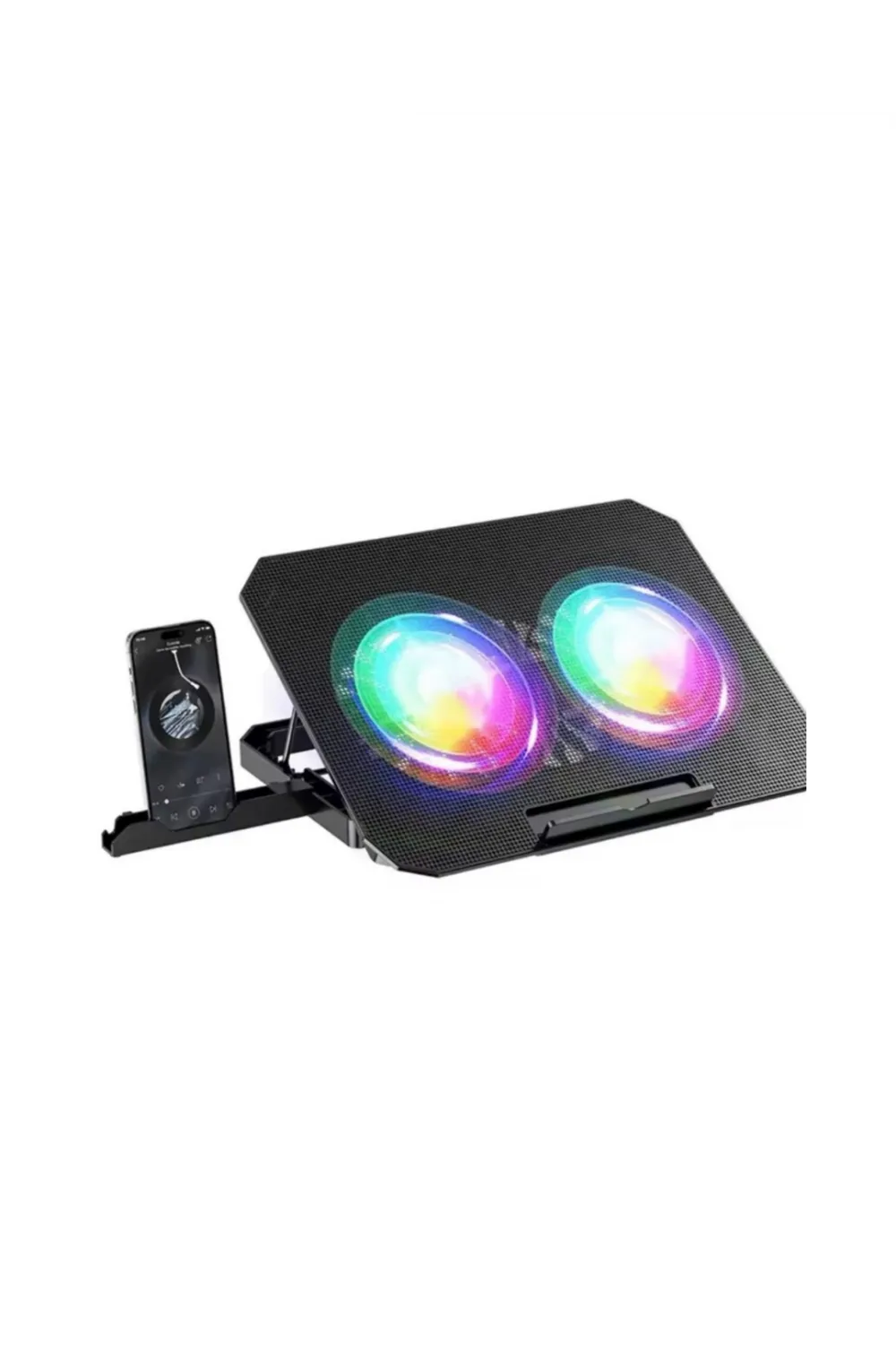 Rgb Fanlı Laptop Soğutma Standı Usb Girişli Notebook Yükseltici