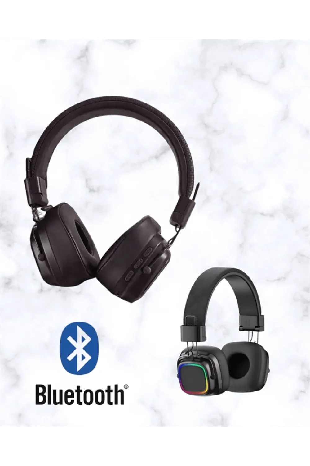 Rgb Işıklı Katlanabilir Bluetooth 5.3 Kulak Üstü Kulaklık