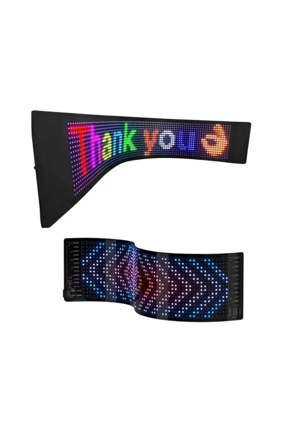 Rgb Kayan Yazı Led Panel Telefon Kontrollü Animasyonlu Akıllı Ekran