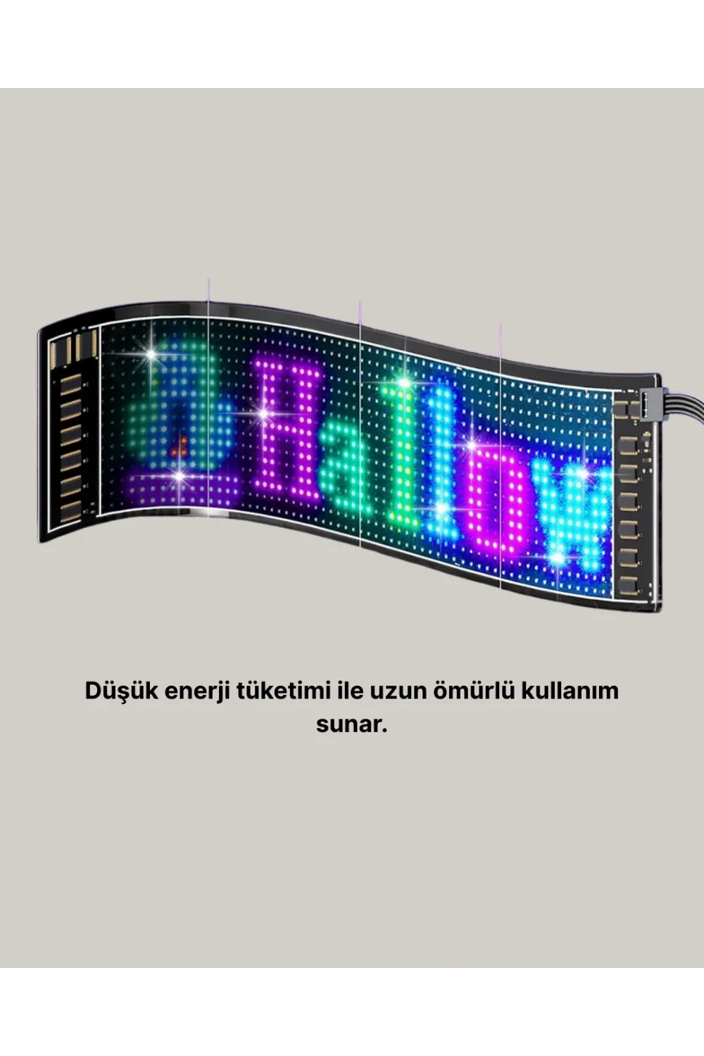 Rgb Led Panel Renkli Işık Efektli Dekoratif Aydınlatma