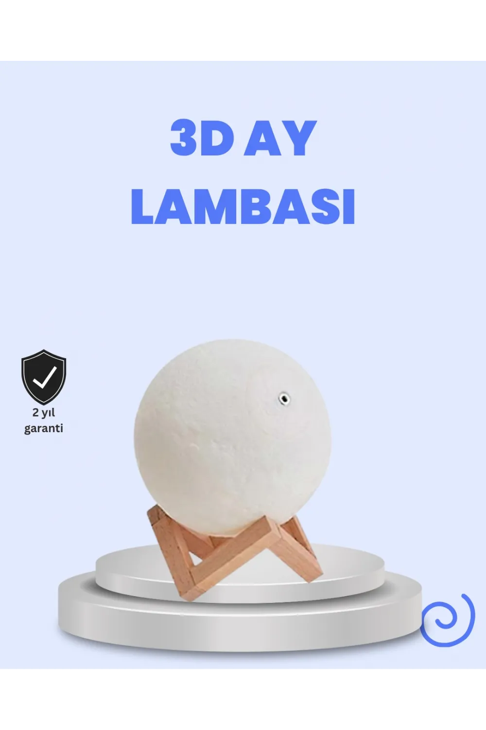 Rgb Modlu 16 Renkli Ay Gece Lambası 3d Baskı