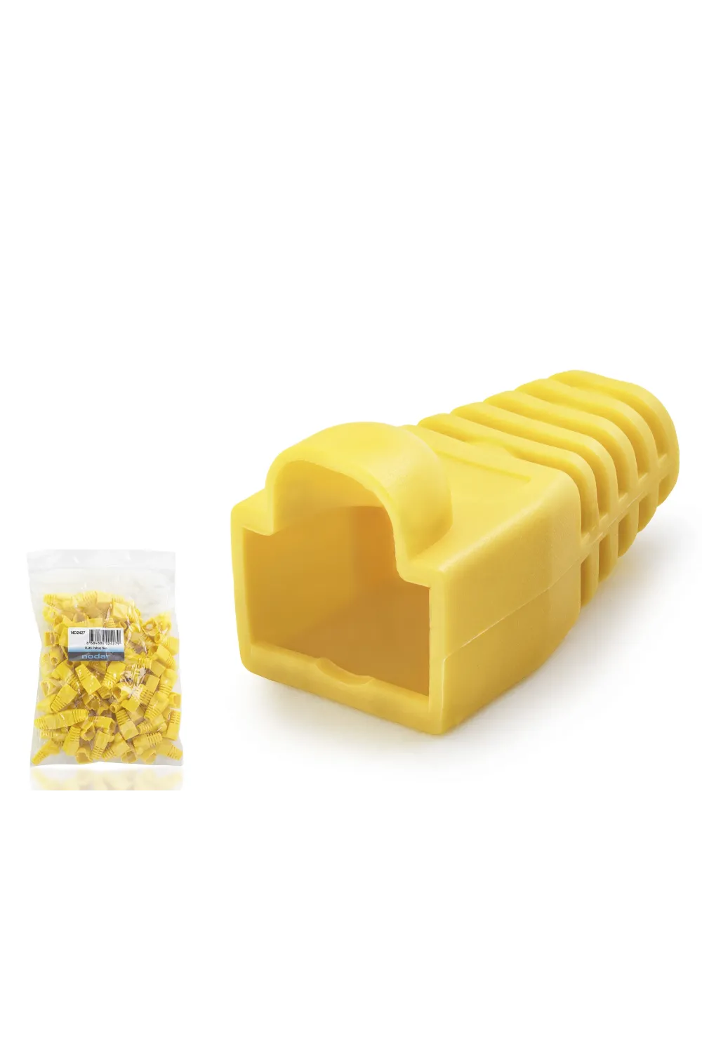 Rj45 Konnektör Papuç - 100 Adet Sari / Ekonomik Poşet Paket ND2427