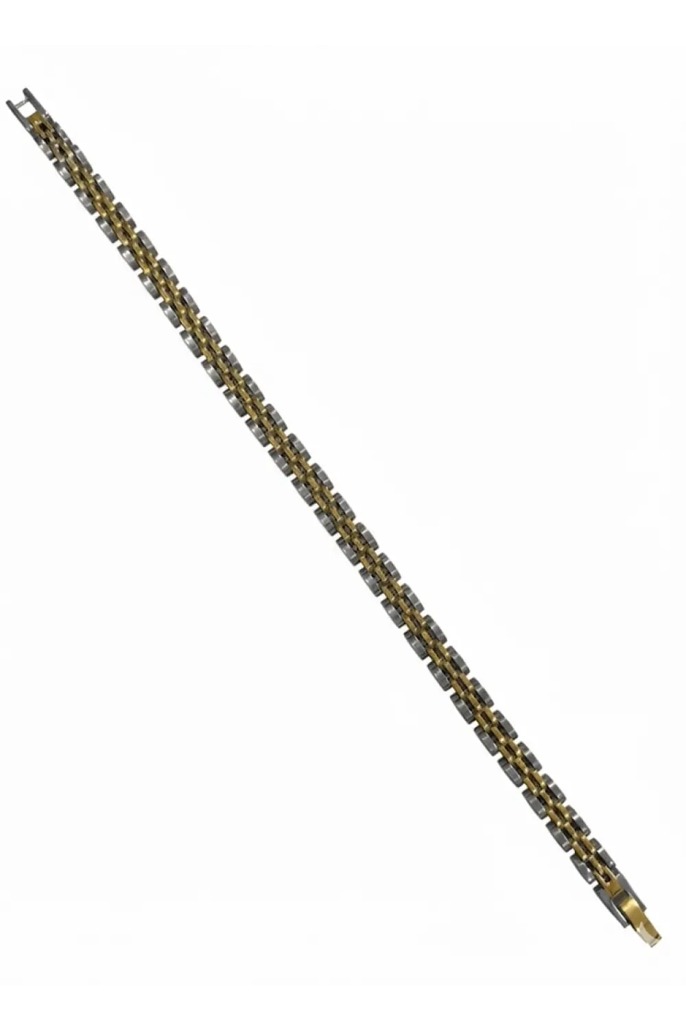 Rodyum- Çelik  Erkek Çelik Bileklik Boy 21.5 Cm / En 0.6 Mm  - Ebl0063