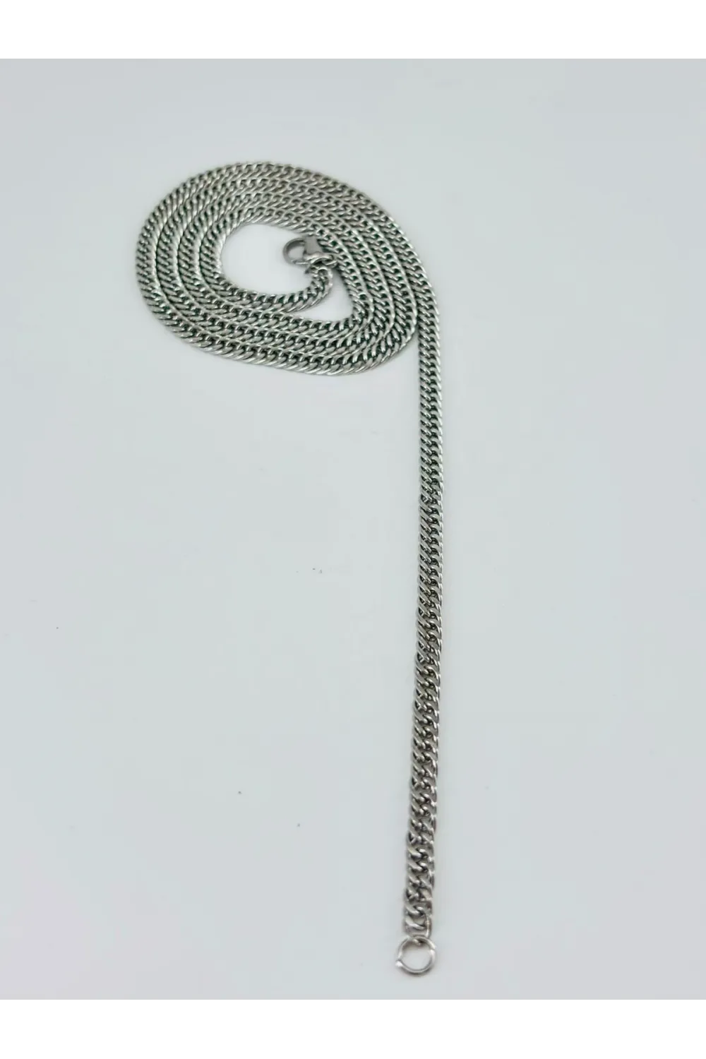 Rodyum Çelik Erkek Kolye 60 Cm - Ekl0053