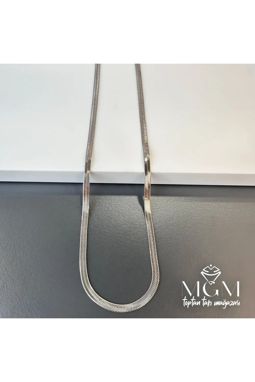 Rodyum Çelik Kolyeler 40 + 5 Cm Uzatma Payı - Kl0074
