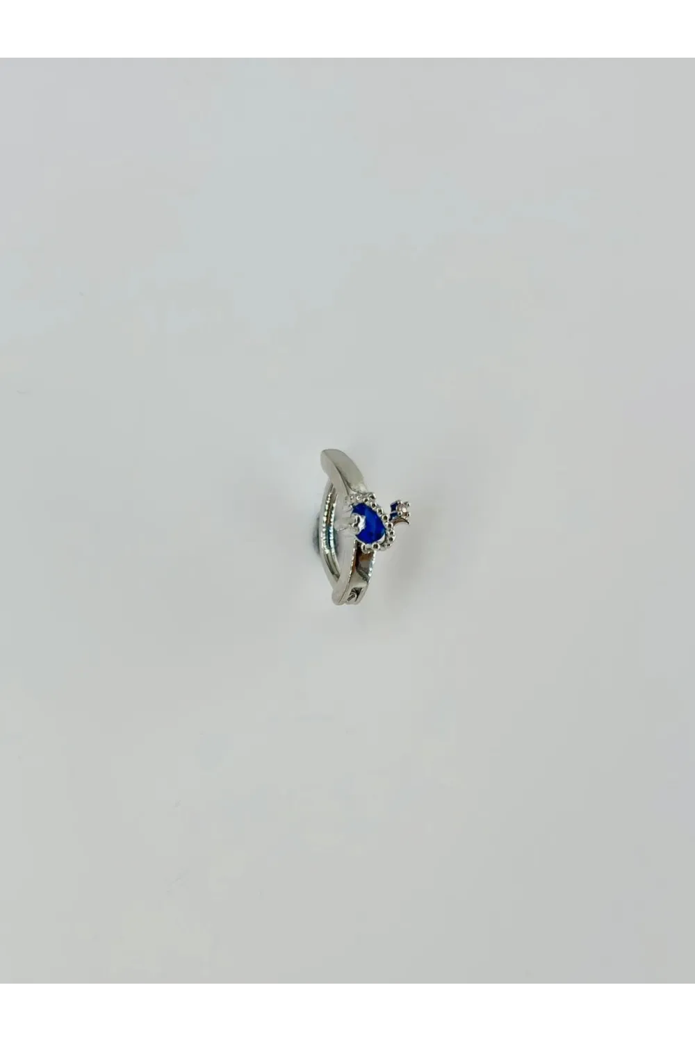 Rodyum Zirkon  Taşlı Çelik Göbek - Pg0010
