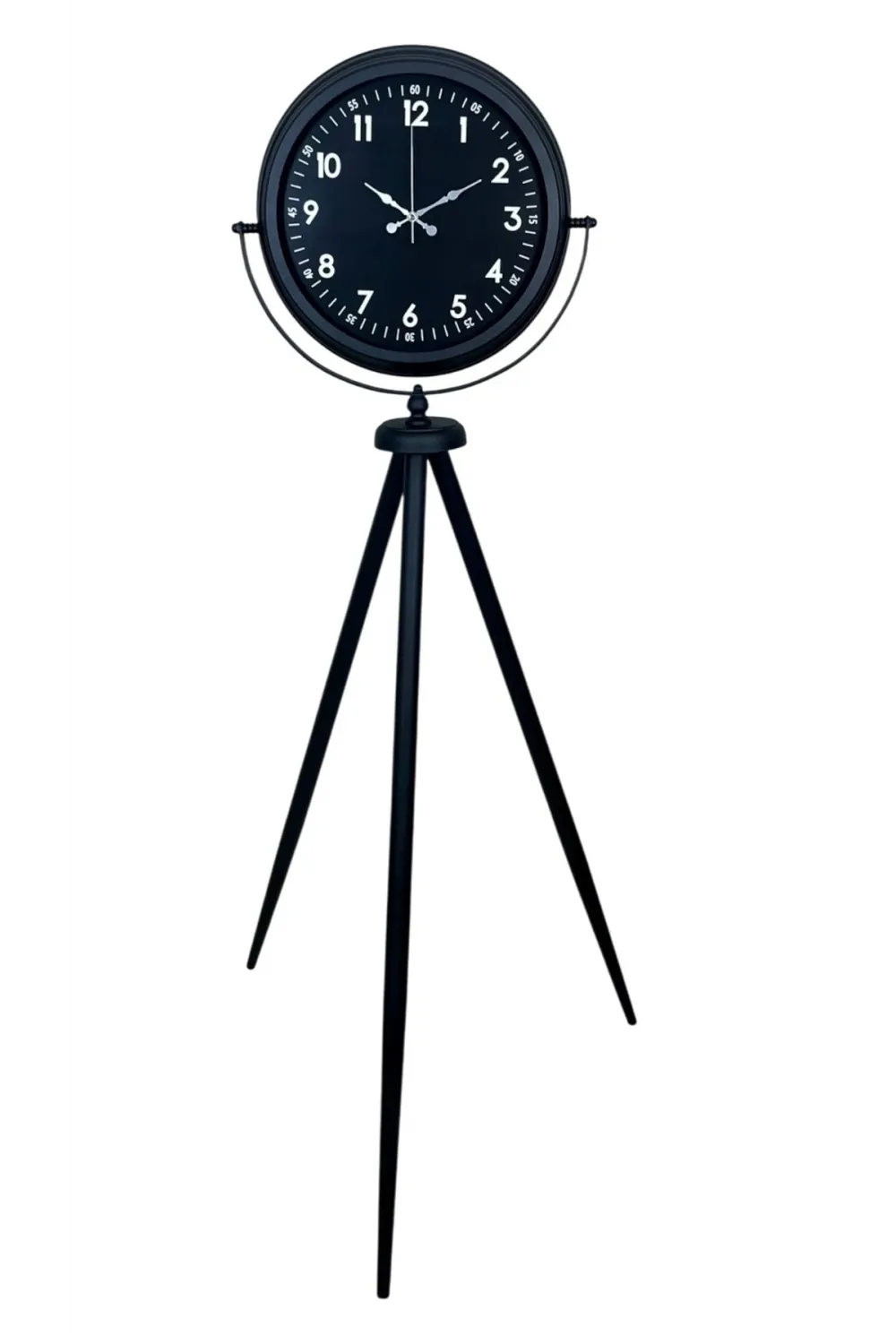 Royal Black Tripod Ayaklı Modern Tasarım Saat